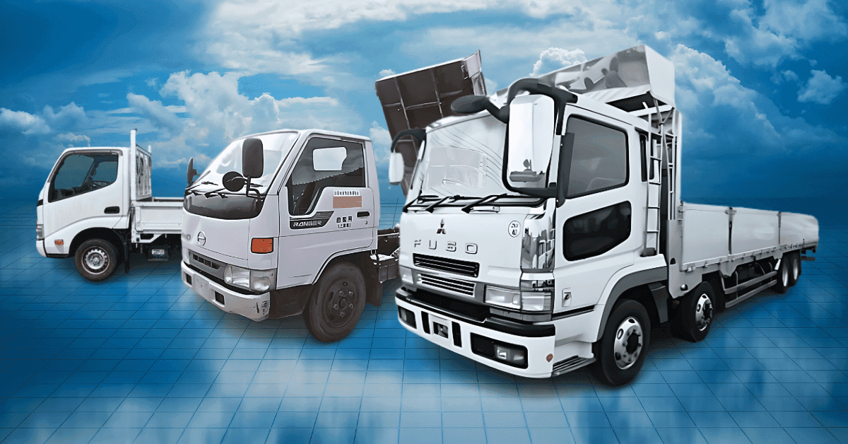 Heavy-duty trucks ready for export